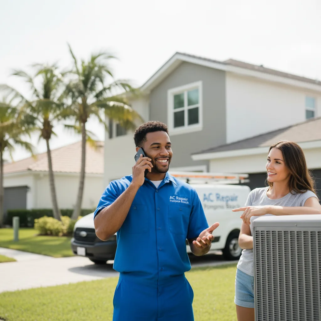 AC Repair Pompano Beach customer support in Drexel Hill